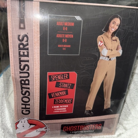 NWT Columbia Pictures Ghostbusters Ladies Costume w/ 4 Name Patches Size 2XL - Picture 2 of 6